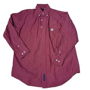 Wisconsin Badgers button up shirt Crable Sportswear